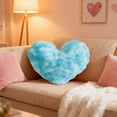 thumbnail image 5 of Moocorvic Valentines Day Throw Pillow, Plush Heart Shape Tie-dye Pillow Mother's Day Gift for Women, 15.7x19.7 Inch, 5 of 6