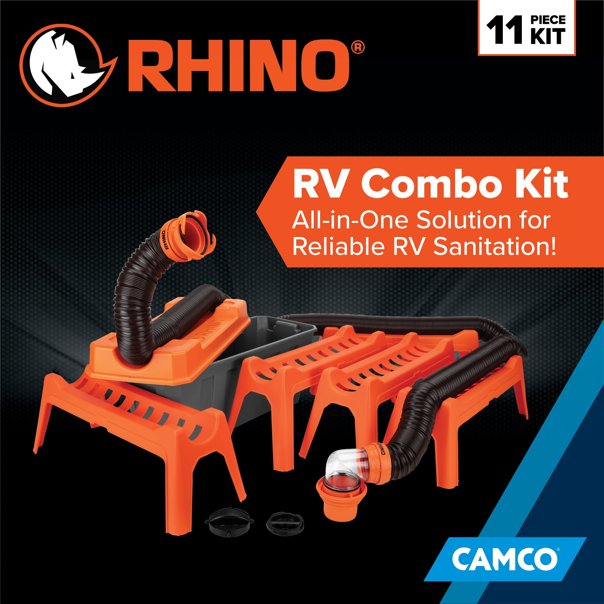 ｍｏｃｏです（３０ｋｇｘ３袋） 2 pack) Camco Rhino 12-Piece RV Sewer Kit for Camping, 20-Ft