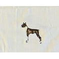 thumbnail image 3 of Serafina Home Holiday Christmas Cotton Tip Towels: Decorative Embroidered Dog Design, 3 Piece Gift Pack (Bulldog), 3 of 4