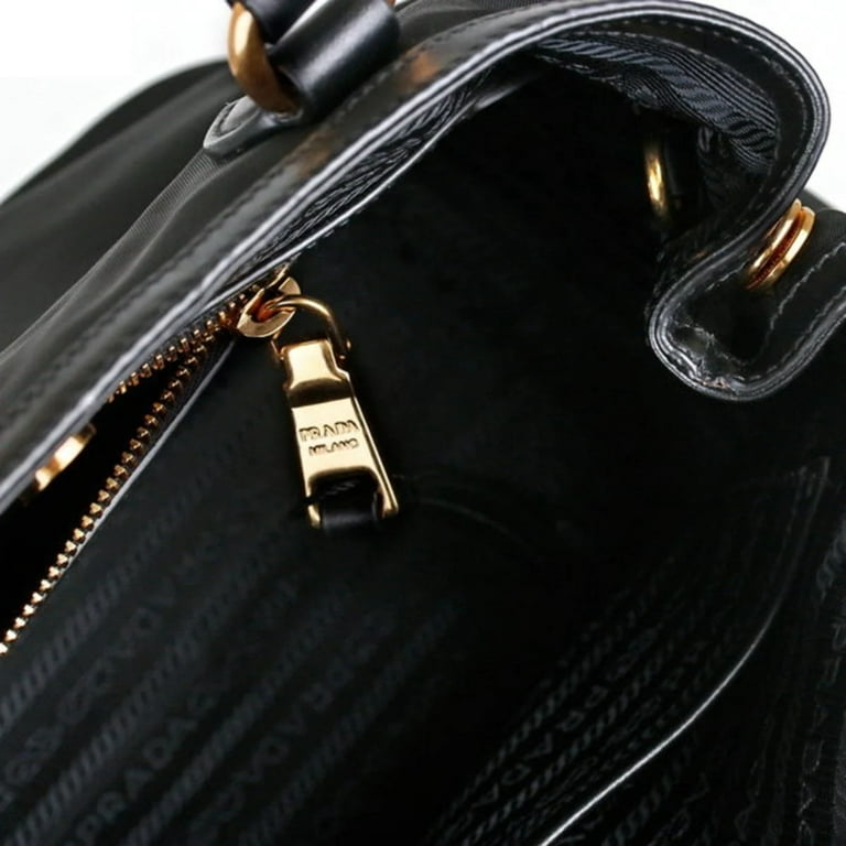 Prada, Bags, Authentic Prada Bauletto Nero Soft Calf Leather