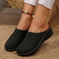 thumbnail image 6 of Bxsruta Women's Slip-On Mules with Thick Cushioned Sole for Casual Comfort, Faux Leather Uppers for Indoor and Outdoor Wear, 6 of 8