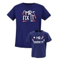 thumbnail image 1 of Mens Mr Break Father Son Matching Shirts Daddy and Me Fathers Day Gift (XL), 1 of 5