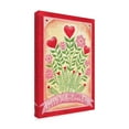 thumbnail image 2 of Trademark Fine Art 'Valentines Day Happy Flowers' Canvas Art by Melinda Hipsher, 2 of 3