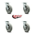 thumbnail image 2 of Cambro Camcruiser Vending Cart Caster Set - 4 Swivel No Brake – Service Caster, 2 of 2