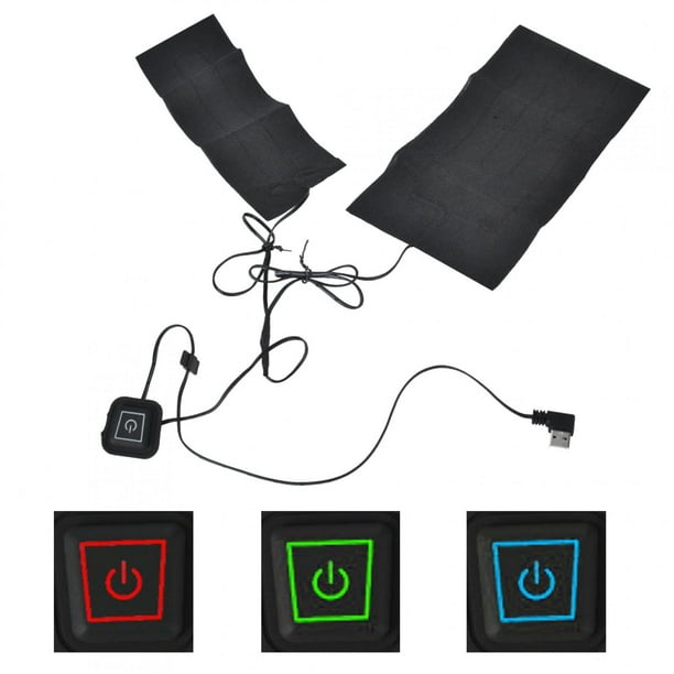 USB Control de Temperatura de la Almohadilla de Chaqueta Califactora USB 2 en 1 Para Activadadas Al Aire Libre