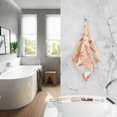 thumbnail image 2 of Yayeee 2 Pack Hand Towels for Bathroom 100% Cotton 16" x 28" Soft Absorbent Kitchen Towel, Red Starfish, 2 of 7