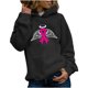 thumbnail image 1 of Sudaderas con capucha informales para mujer, camisetas con estampado de cinta rosa, blusa, camiseta Fridja ghj987+2220, 1 of 9