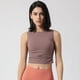 thumbnail image 1 of Chaleco deportivo para mujer, chaleco deportivo de yoga, chaleco de fitness para mujer con cintura lateral doblada y plegable para el ombligo, 1 of 6