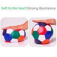 thumbnail image 5 of Mini balón de fútbol suave para niños, de interior, suave y silencioso, de material de algodón PU, juguetes de coordinación para bebés, 5 of 5
