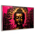 thumbnail image 1 of Cuadro Decorativo Marco Flotante Buda Reflejo Oro Rosa 90x60 Marco Plateado, 1 of 3