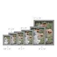 thumbnail image 4 of Grooved 5 in. x 7 in. Grey Picture Frame (Set of 2), 4 of 8