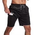 thumbnail image 1 of Swimming Shorts Men, Swimming Trunks With Compression Liner 2 In 1 Quick Dry Stretchy Mens Swim Shorts Surfing Beach Shorts With 2 Zipper Pockets s202, 1 of 4