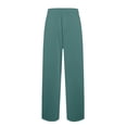 thumbnail image 5 of Domzle Men's Lightweight Pajama Pants Soft Lounge Sleep Joggers Adjustable Drawstring & Pockets All-Season Sleepwear Turquoise 2XL, 5 of 5