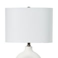 thumbnail image 5 of nuLOOM 23-inch Contemporary Ceramic Table Lamp, 22.5" H x 14" W x 8" D, White, 5 of 8