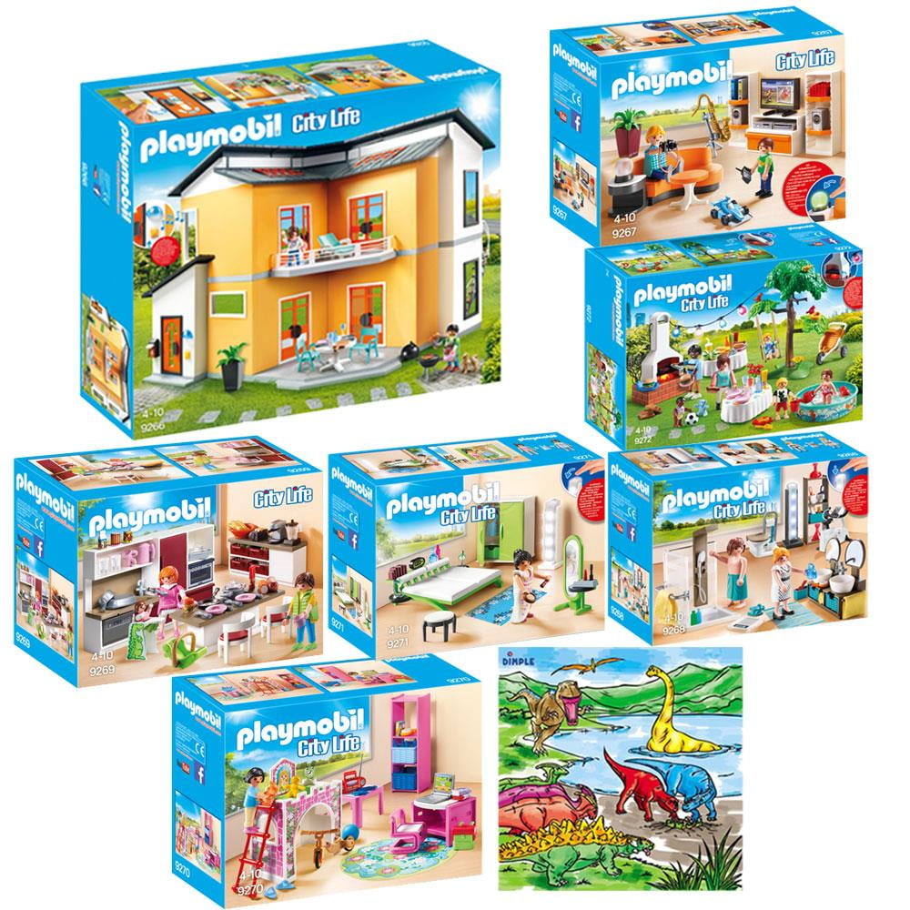 playmobil city life modern house