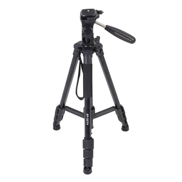 Camera Tripod, 6.6lb Load Bearing Lightweight Tripod Height Adjustable Multi Functional for Fill Light