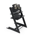 thumbnail image 1 of Trona Tripp Trapp de Stokke, negra - Silla convertible ajustable para niños y adultos - Incluye juego de bebé con arnés extraíble para edades de 6 a 36 meses - Diseño ergonómico y clásico, 1 of 5