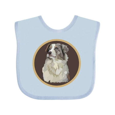 

Inktastic Australian Shepherd Dog Gift Baby Boy or Baby Girl Bib