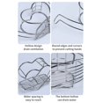 thumbnail image 4 of Ganfancp Estante de Pared Perforado de Acero Inoxidable para Guardar Cepillos de Dientes Pasta de Dientes Inodoros y Vasos de Enjuague Bucal Rebajas Flash Deals 1* Estante, 4 of 6
