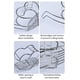 thumbnail image 4 of Estante perforado de acero inoxidable Fiudx montado en la pared para almacenar cepillos de dientes, 4 of 6