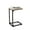 Light Brown, variant on Melocadol C-Shaped End Table, C Shaped Under Couch Slider, Small Side Tables with Metal Frame, Adjustable Feet, for Living Room, Bedside, Sofa, TV Dinner, Recliner, Walnut