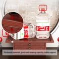 thumbnail image 3 of 3-Tier Altar Table, Bamboo Oriental Coffee Table with Drawer Top Storage Table for Prayers, Divination, Worship, 3 of 8