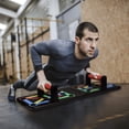 thumbnail image 5 of Tabla de flexiones plegable multifuncional para entrenamiento con pesas con asas para flexiones para fitness en casa, portátil, antideslizante, 5 of 5