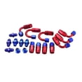 thumbnail image 1 of VR - 6 AN AN-6 Straight/90/180 Degree Aluminum Swivel Hose Adapter Fuel Oil Line + AN6 PORT PLUG VR-SL10AN6-RB~3018, 1 of 1