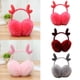 thumbnail image 2 of Minnieouse Orejeras cálidas para mujeres y niñas, lindas orejeras elásticas de felpa para invierno al aire libre, orejeras, calentadores de Calentadores de oídos negro, 2 of 6