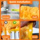 thumbnail image 5 of Paquete de 30 Recambios de Plumeros 360 para Plumeros , Kit de Plumero de Servicio, Recambios de Plumeros Desechables con 1 , Amarillo Anaranjado, 5 of 7