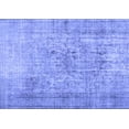 thumbnail image 1 of Ahgly Company Indoor Rectangle Abstract Blue Contemporary Area Rugs, 2' x 5', 1 of 4