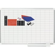 MasterVision, BVCCR0630830A, Platinum Pure 1"x2" Grid Planning Board, 1 Each