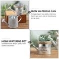 thumbnail image 4 of Miangastore Portable Watering Can Set of 2 Iron Kettle for Indoor Outdoor Use Silver Color, 4 of 8