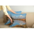thumbnail image 2 of Ambesonne Landscape Throw Pillow Cover 2 Pack, Grand Teton Oxbow Bend, 20", Multicolor, 2 of 7