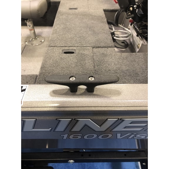 Whitecap Black Nylon Cleat 6" Pair