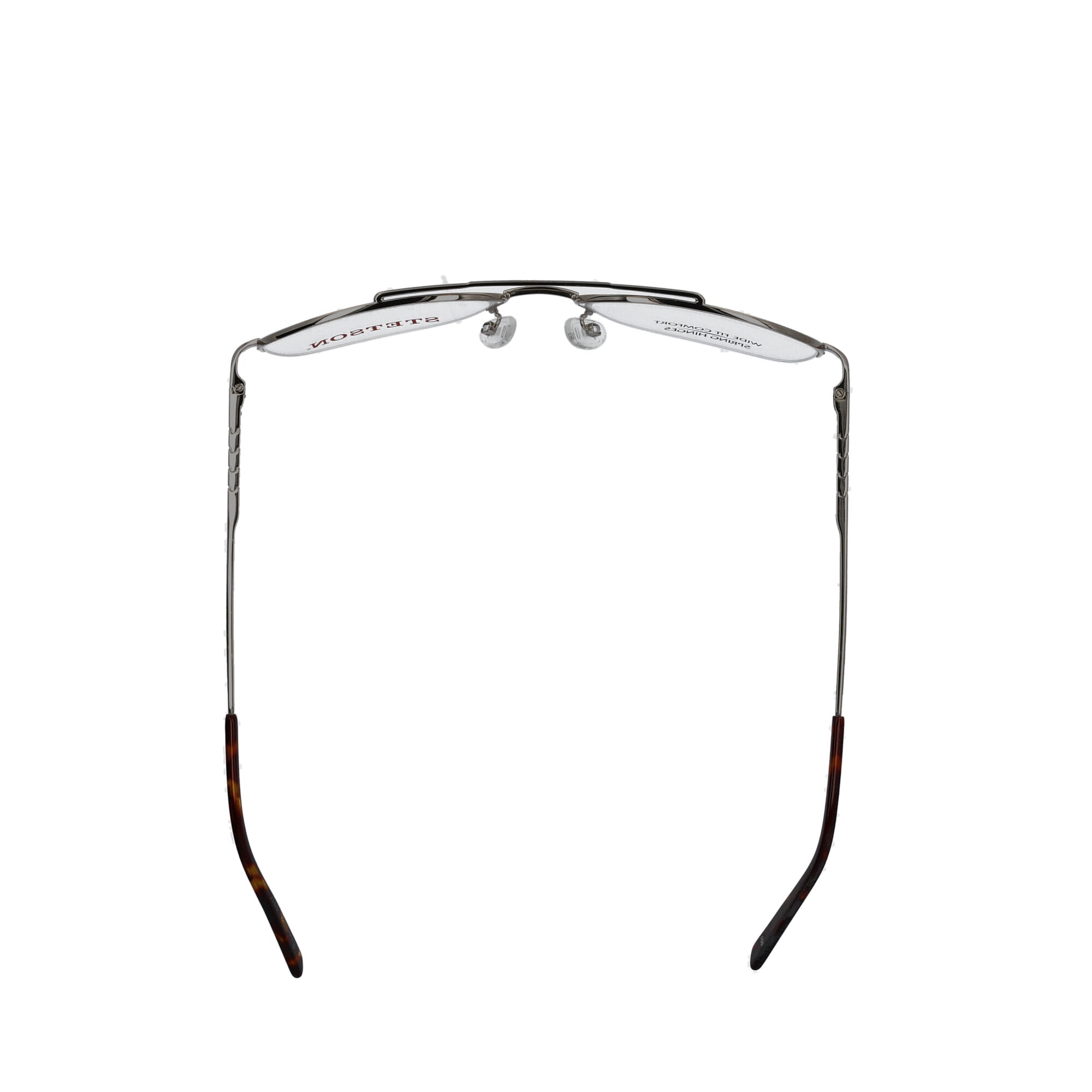 Stetson Men's Square Eyeglasses, ST XL31, Gold, 59-18-150, with Case