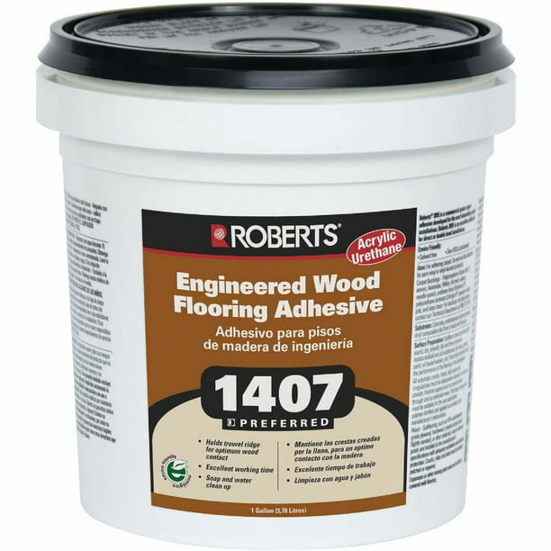 Roberts Acrylic Latex Wood Floor, Roberts 1407 Flooring Adhesive