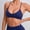 Navy, variant on Bras for Women Y Back Sports Bras for Women Padded Racerback Low Impact Spaghetti Thin Strap Workout Yoga Top Thin Solid Color Yoga Sports Bra Sports Ride a Bike S Blue