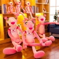 thumbnail image 3 of Pantera rosa de peluche de juguete suave muñeco de peluche para niños niñas mujeres / 160 cm sin vestir / kaili Sencillez, 3 of 4