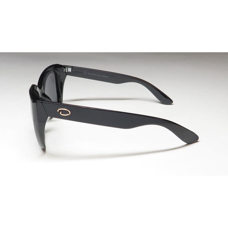Oscar by Oscar de la Renta Futuristic Black Shield Sunglasses Oscar by Oscar de la Renta Sunglasses Black Mod 1309 215  main image 3