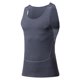 thumbnail image 4 of Hombres de Color Sólido Top de Fitness, Secado Camisa Deportiva sin Mangas con Cremallera Y Puños de Punto para Gimnasio Y Desgaste Casual, Camiseta Elástica, 4 of 5