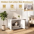 thumbnail image 5 of Vebreda Wooden Cat Litter Box Enclosure Hidden Litter Box Furniture with Scratching Board, Versatile Use, Ultimate Privacy & Cleanliness, 5 of 10