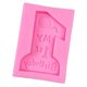thumbnail image 1 of Molde Número Uno De Silicona Para Pasta De Azúcar Que Hace El Molde De La Decoración De La Torta De Cumpleaños Del Bebé Sunnimix Molde de pastel de silicona, 1 of 8