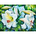 thumbnail image 1 of stickers 5D DIY Diamond Painting Small Daisy Lily RoundMosaic Flower Embroidery Kit Rhinestone Home30*40cm, frame not included.,9-TZ, 1 of 4