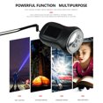 thumbnail image 1 of Antorcha De Campamento Linterna LED de emergencia para exteriores con manivela solar y dínamo (negro), 1 of 4