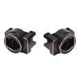 thumbnail image 3 of RC Rear C Hub Carrier Weights, Brass Replacement 2pcs RC Rear Axes Adapters Black Coating Stable  For RC Cars, 3 of 8
