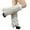 Apricot, variant on Chicmine 1 Pair Female Leggings Medium Tube Solid Soft Anti-cold Warm Keeping Faux Fur Knee-length Hipster Warm Sock for Daily