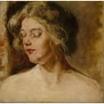 thumbnail image 2 of Alice Pike Barney 20x20 Gold Ornate Framed and Double Matted Museum Art Print Titled - Blonde Studio Model, 2 of 4