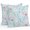 Blue, Pink, White, variant on Throw Pillow Covers 24x24 Inch Set of 2, Rabbits Ferns Waterproof Outdoor Pillow Covers, Purple Flowers Leaves Cottagecore Sky Blue Decorative Cushion Pillowcases for Couch, Sofa, Bed, Garden, Patio
