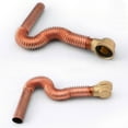 WSTEER Bathtub Tub Hose Bathtub Drain Pipe Copper Drain Tubing Draining